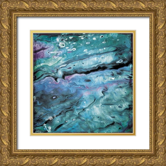 Villa, Mlli 20x20 Gold Ornate Wood Framed with Double Matting Museum Art Print Titled - Unclear Waters