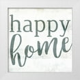 thumbnail image 1 of Villa, Mlli 20x20 White Modern Wood Framed Museum Art Print Titled - Happy Home Simpler, 1 of 4