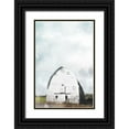 thumbnail image 1 of Villa, Mlli 23x32 Black Ornate Wood Framed with Double Matting Museum Art Print Titled - Sky Barn, 1 of 4