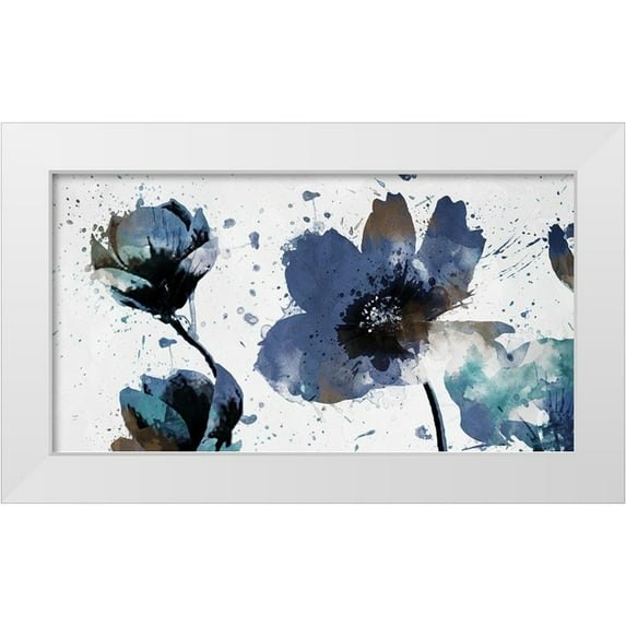 Villa, Mlli 24x15 White Modern Wood Framed Museum Art Print Titled - Top of Flowers are Watered
