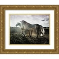 thumbnail image 1 of Villa, Mlli 24x19 Gold Ornate Wood Framed with Double Matting Museum Art Print Titled - Together, 1 of 4