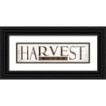 thumbnail image 1 of Villa, Mlli 24x9 Black Ornate Wood Framed with Double Matting Museum Art Print Titled - Harvest Market, 1 of 4