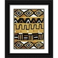 thumbnail image 1 of Villa, Mlli 25x32 Black Ornate Wood Framed with Double Matting Museum Art Print Titled - Tribal Meeting, 1 of 4