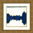 thumbnail image 1 of Villa, Mlli 26x26 Gold Ornate Wood Framed with Double Matting Museum Art Print Titled - Blue Crack In Time, 1 of 4