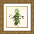 thumbnail image 1 of Villa, Mlli 26x26 Gold Ornate Wood Framed with Double Matting Museum Art Print Titled - In The Garden Flower, 1 of 4