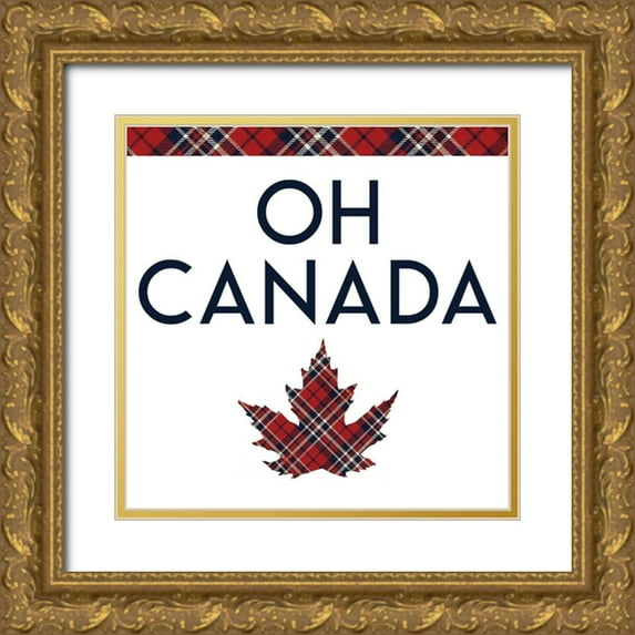 Villa, Mlli 26x26 Gold Ornate Wood Framed with Double Matting Museum Art Print Titled - Oh Canada