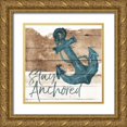 thumbnail image 1 of Villa, Mlli 26x26 Gold Ornate Wood Framed with Double Matting Museum Art Print Titled - Stay Anchored, 1 of 4