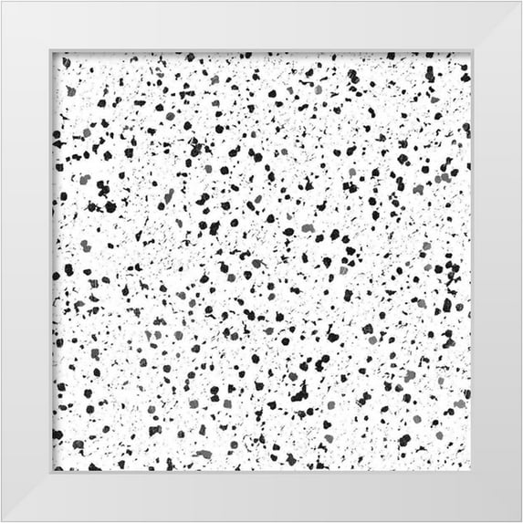 Villa, Mlli 26x26 White Modern Wood Framed Museum Art Print Titled - BW Speckles