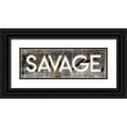 thumbnail image 1 of Villa, Mlli 32x13 Black Ornate Wood Framed with Double Matting Museum Art Print Titled - Savage Light, 1 of 4
