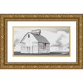 thumbnail image 1 of Villa, Mlli 32x18 Gold Ornate Wood Framed with Double Matting Museum Art Print Titled - U.S. Barn, 1 of 4