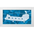 thumbnail image 1 of Villa, Mlli 32x18 White Modern Wood Framed Museum Art Print Titled - Blue Long Chopper, 1 of 4