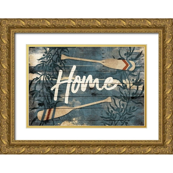 Villa, Mlli 32x23 Gold Ornate Wood Framed with Double Matting Museum Art Print Titled - Home Oars