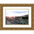 thumbnail image 1 of Villa, Mlli 32x23 Gold Ornate Wood Framed with Double Matting Museum Art Print Titled - Steer The Herd, 1 of 4