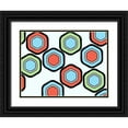 thumbnail image 1 of Villa, Mlli 32x25 Black Ornate Wood Framed with Double Matting Museum Art Print Titled - Colorful Honey, 1 of 4