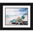 thumbnail image 1 of Villa, Mlli 32x25 Black Ornate Wood Framed with Double Matting Museum Art Print Titled - Enjoy The Feeling, 1 of 4