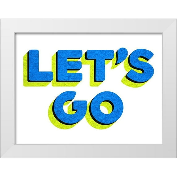 Villa, Mlli 32x25 White Modern Wood Framed Museum Art Print Titled - Lets Go