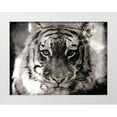 thumbnail image 1 of Villa, Mlli 32x25 White Modern Wood Framed Museum Art Print Titled - Tiger Look, 1 of 4