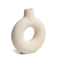 thumbnail image 1 of Open Box Villa Moda Oona Decorative Modern Ring Vase, Medium, White, 1 of 6