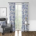 thumbnail image 1 of Villa Nova Pinch Pleat Drapery Panel, Ink - 20 x 108 in. - Pack of 2, 1 of 1