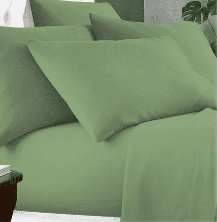 Villa Novum 6-Piece Bamboo Fiber Sheet Set (Sage, Full)