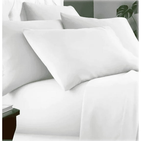 Villa Novum 6-Piece Bamboo Fiber Sheet Set (White, Full)