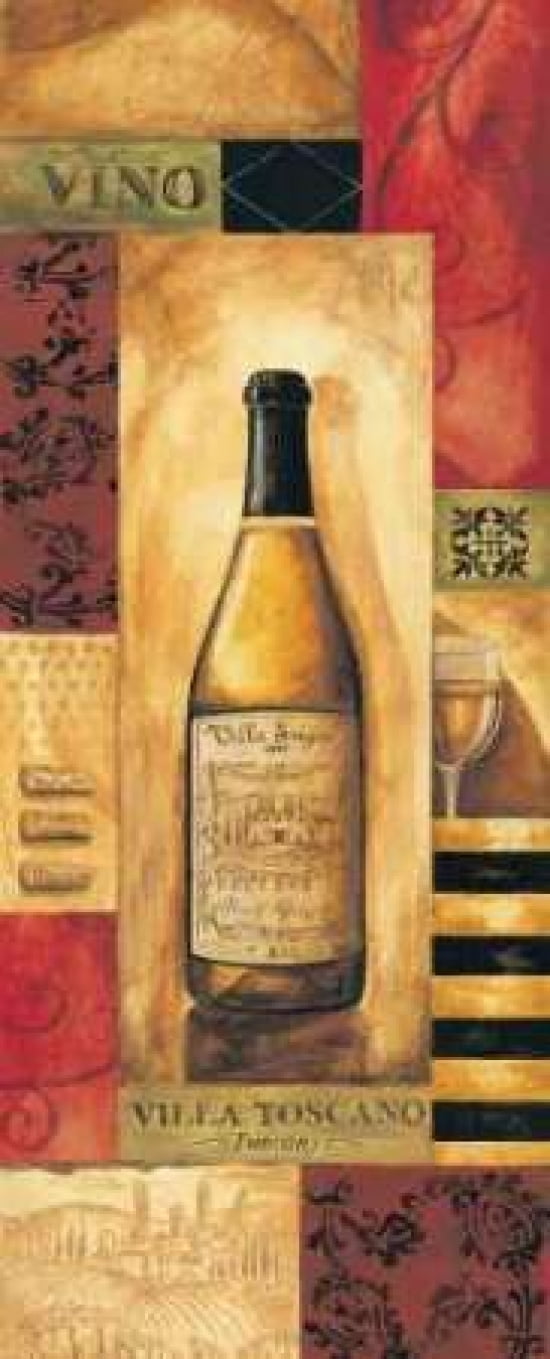 Villa Toscano Panel Canvas Art - Gregory Gorham (10 x 20)