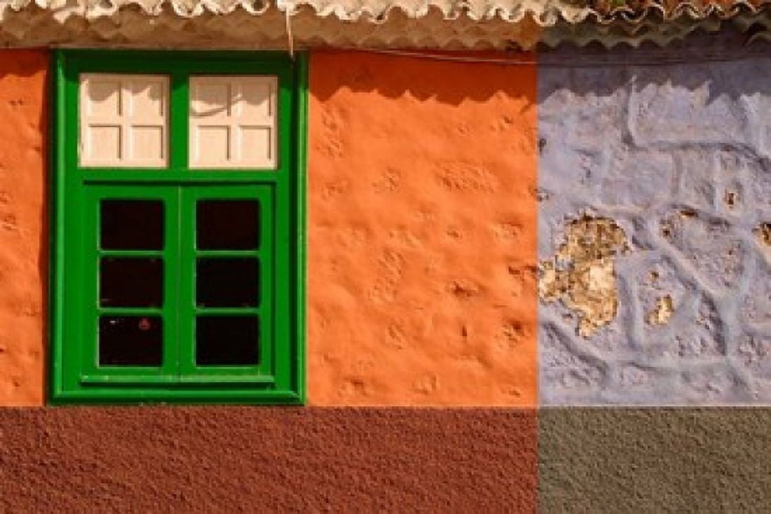 Villa on Tenerife Canary Islands Spain Canvas Art - Russell Young DanitaDelimont (34 x 23)
