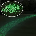 thumbnail image 1 of Villacera Glow-in-the-Dark Garden Stones for Any Occasion – Pathway Pebbles (500, Green), 1 of 8