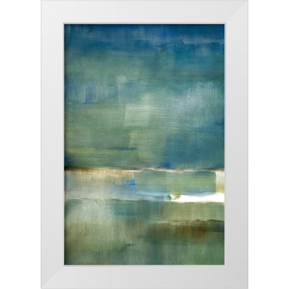 Villafane, Stephane 11x14 White Modern Wood Framed Museum Art Print Titled - Spatial Composition 10.10.2019