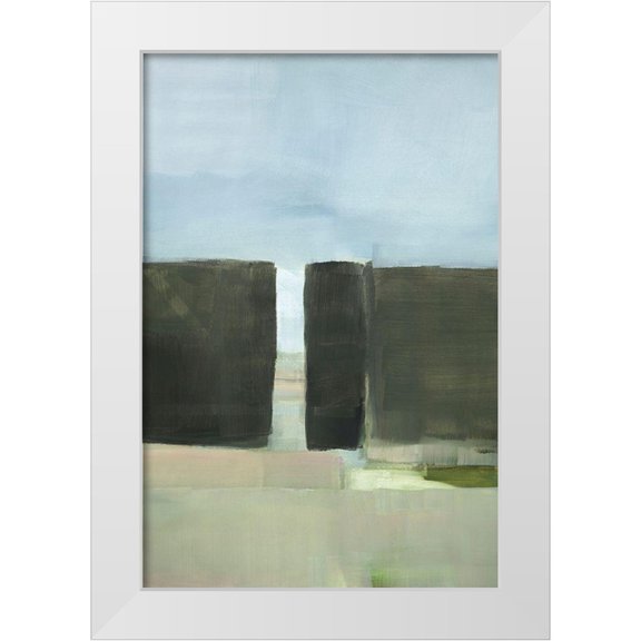 Villafane, Stephane 11x14 White Modern Wood Framed Museum Art Print Titled - Spatial Composition 20.10.2019