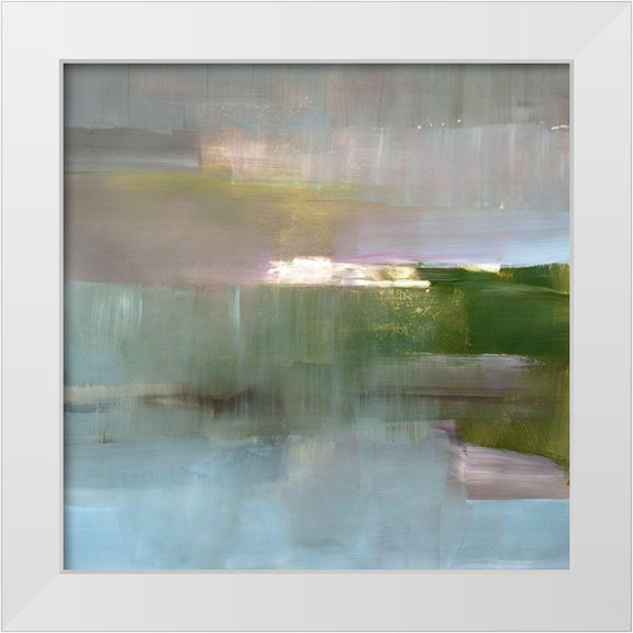 Villafane, Stephane 12x12 White Modern Wood Framed Museum Art Print Titled - Spatial Composition 07.10.2019