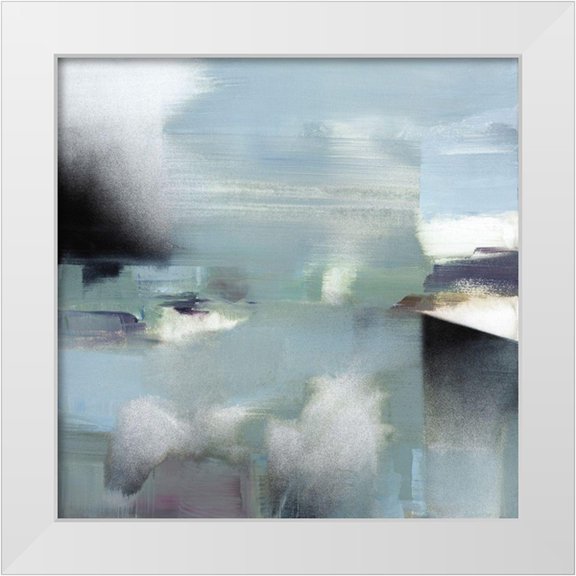 Villafane, Stephane  12x12 White Modern Wood Framed Museum Art Print Titled - Spatial Composition 28.04.2018