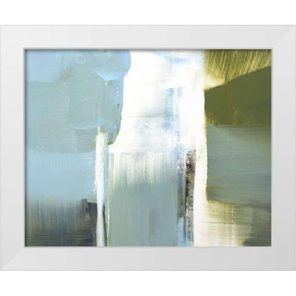 Villafane, Stephane 14x12 White Modern Wood Framed Museum Art Print Titled - Spatial Composition 13.10.2017