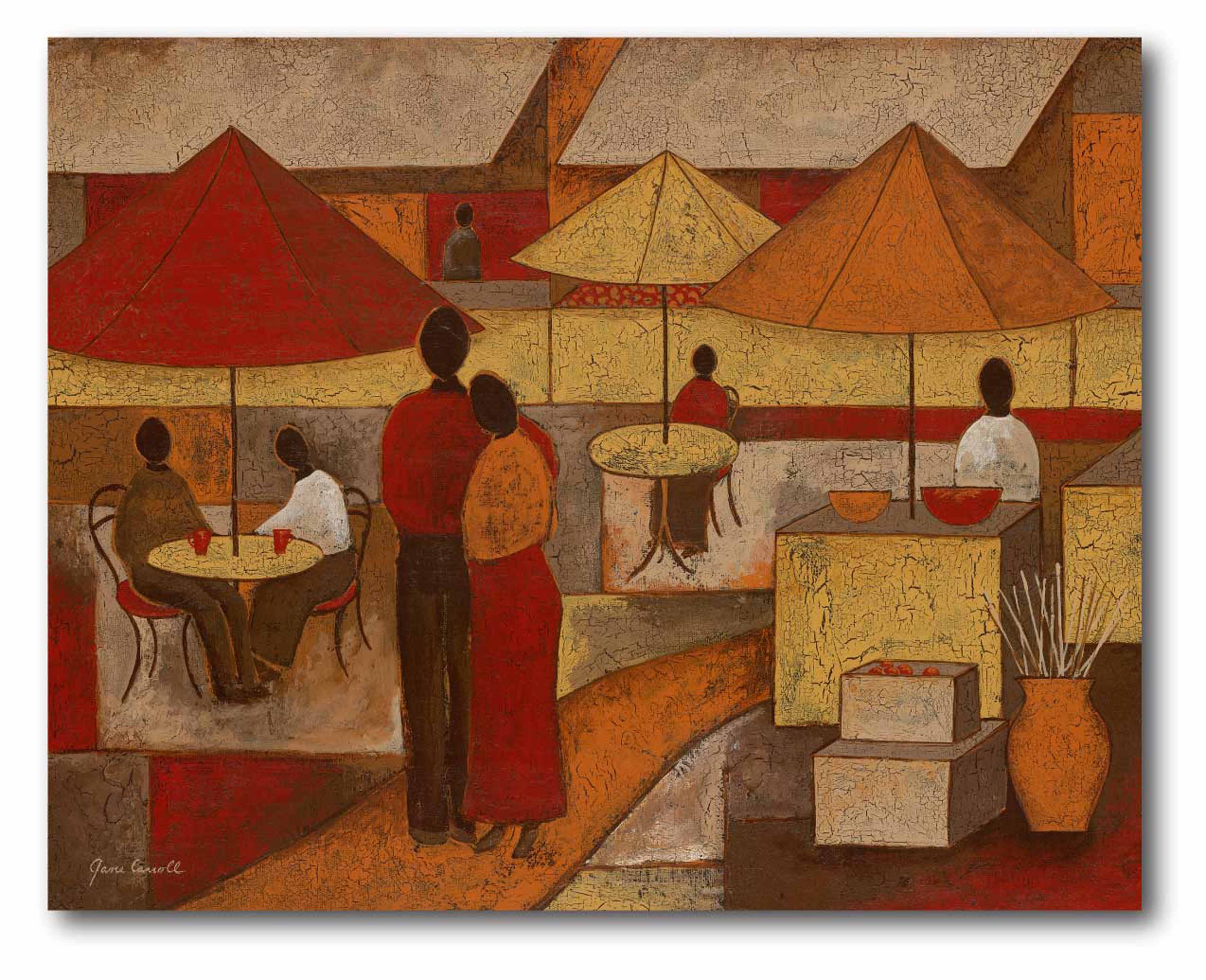 Village Café II Gallery-Wrapped Canvas Wall Art, 16x20