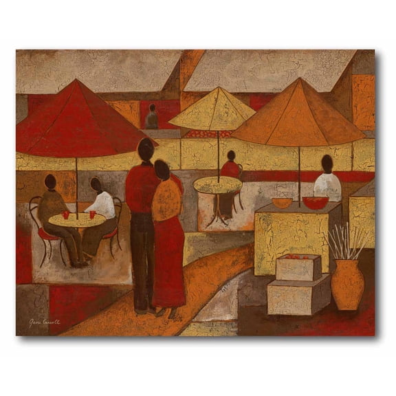Village Caf II Gallery-Wrapped Canvas Wall Art, 16x20