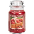 thumbnail image 1 of Village Candle Crisp Apple, Large Glass Apothecary Jar Scented Candle, 21.25 oz, Red, 1 of 6