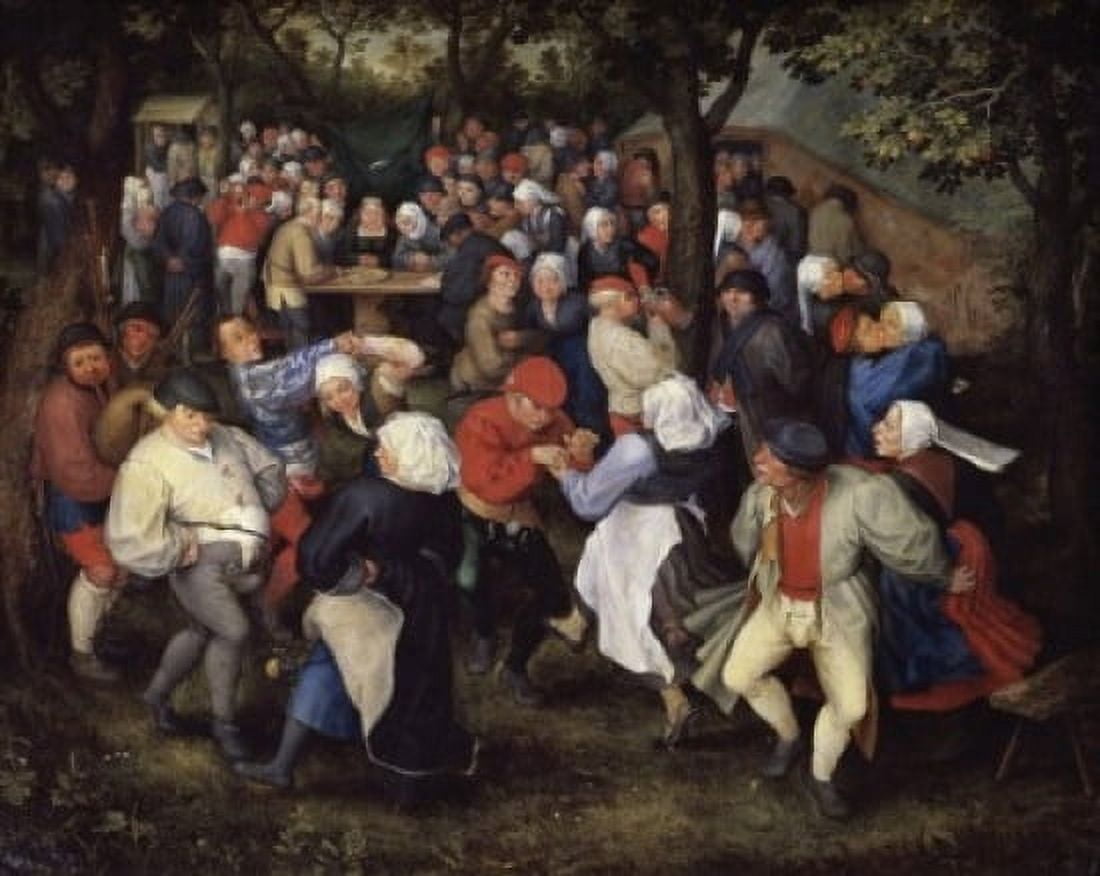 Village Celebration  Pieter Bruegel the Younger (ca1564-1638Flemish) Private Collection Canvas Art - Pieter Bruegel (24 x 36)