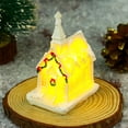 thumbnail image 1 of Village Christmas Decoration Christmas Village Houses Christmas Village LED Light Up House Christmas Town Scene Desktop Ornaments Christmas Figurine Home Table Decor Collectible Buildings, 1 PC, 1 of 8