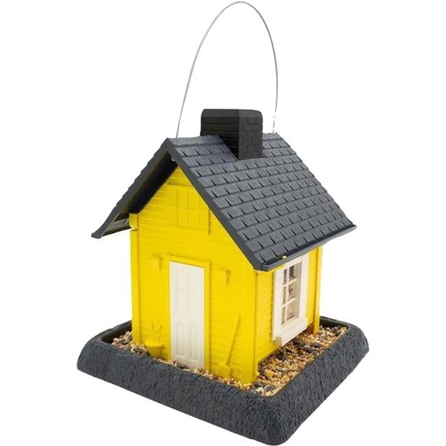 Village Collection 9373 Fiesta Cottage Bird Feeder, Yellow - 5 lbs