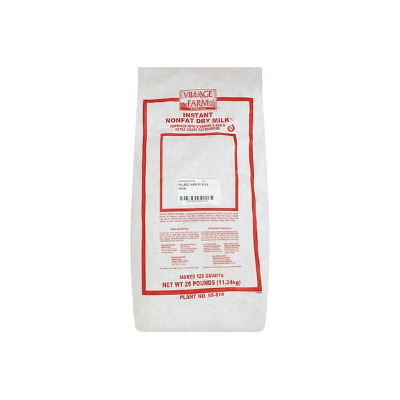 Village Farm by Sturm Instant Nonfat Dry Milk, 25 Pounds