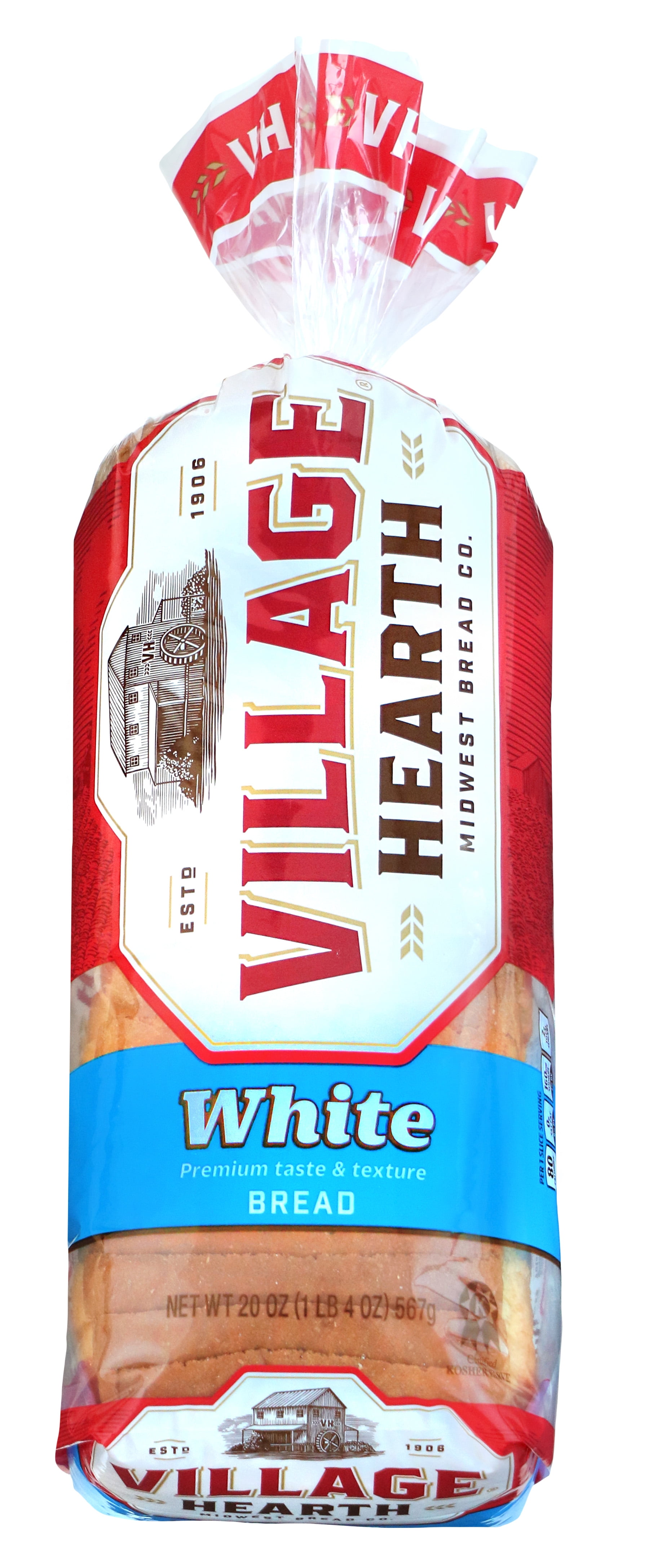 Village Hearth Premium White Bread, 20 oz