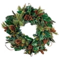 thumbnail image 1 of Village Lighting 30 in. Pre-Lit LED Wreath - Magnolia Leaf, 1 of 6