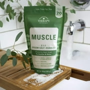Village Naturals Therapy Muscle Relief Foaming Epsom Bath Soak, 36 oz