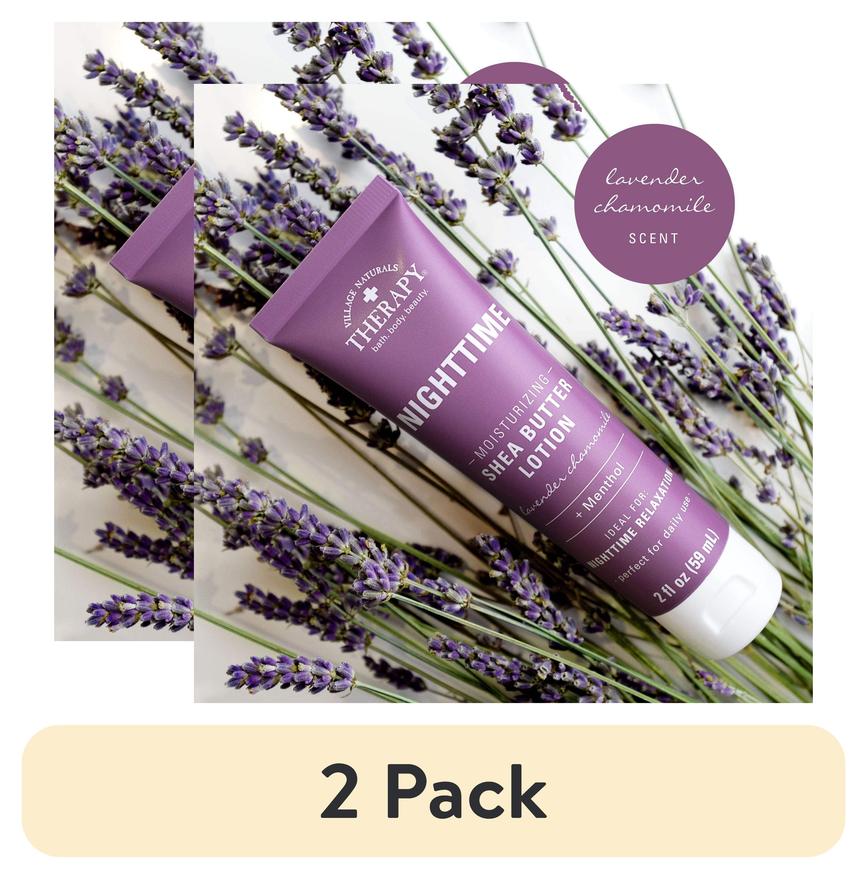 (2 pack) Village Naturals Therapy Nighttime Moisturizing Shea Butter