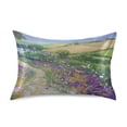 thumbnail image 1 of Village Scene Satin Pillowcase 20''x30'' Double-Sided Print Soft Wrinkle Resistant, 1 of 9