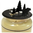 thumbnail image 1 of Village Wrought Iron C-LD-83 Bear & Pine - Candle Jar Topper, 1 of 2