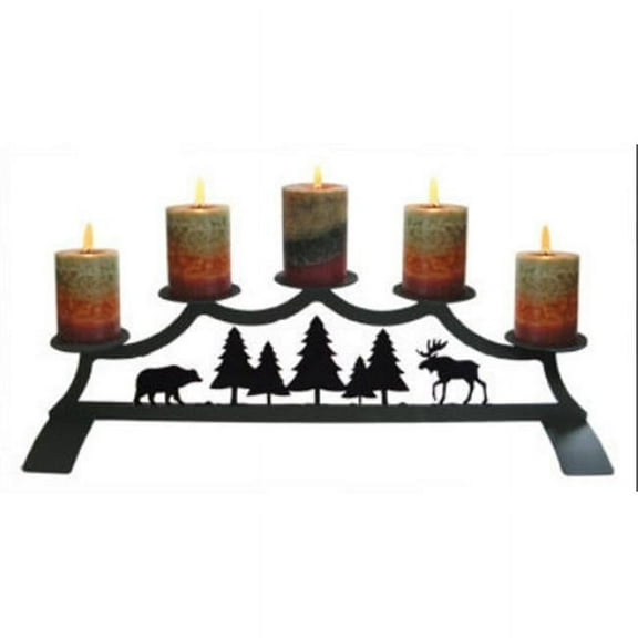 Victorian Fireplace Pillar Candle Holder