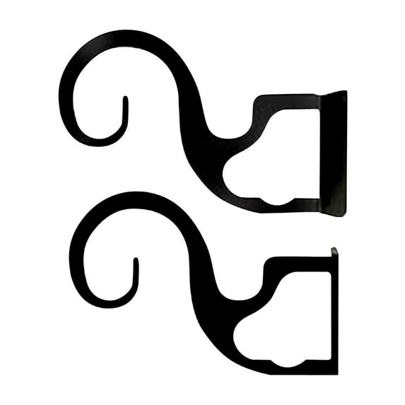 Curtain Brackets For Two or Three 3/4 Inch Rods