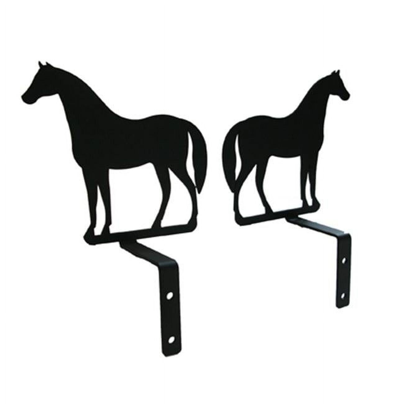 Village Wrought Iron CURS68 Standing Horse Swags