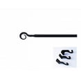 Curl Curtain Rod LG (Hardware is INCLUDED) - Walmart.com